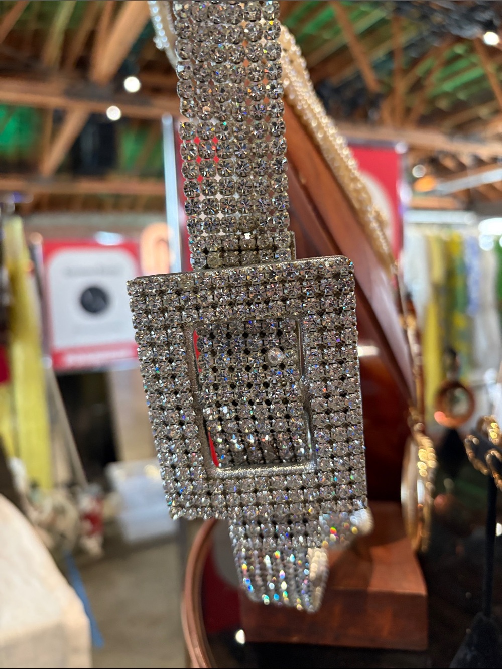 Sparkling Silver Crystal Bling Phone Charm Accessory